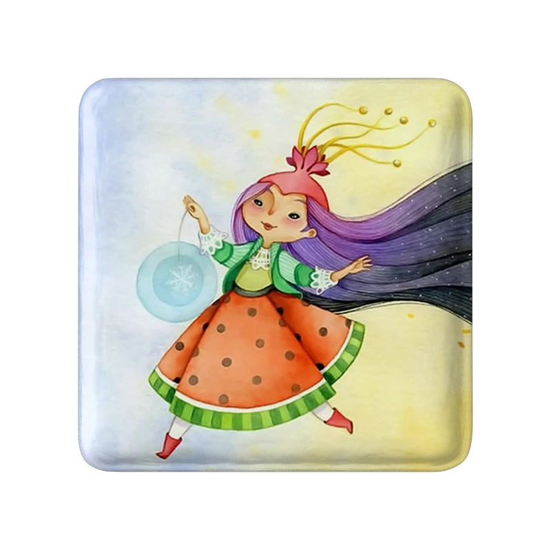 مگنت خندالو طرح شب یلدا  مدل مربعی کد 20374