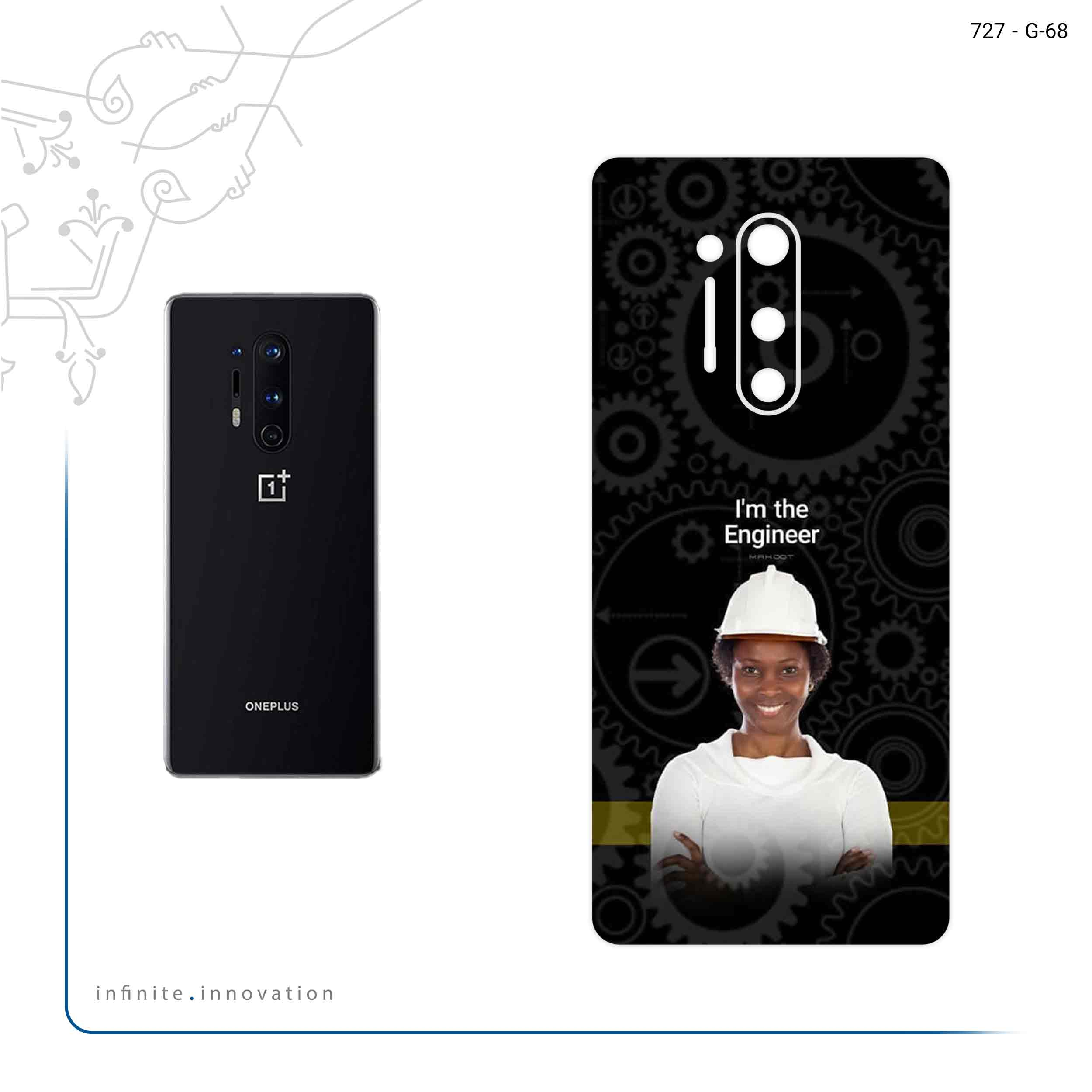برچسب پوششی ماهوت مدل Engineer مناسب برای گوشی موبایل وان پلاس 8 Pro