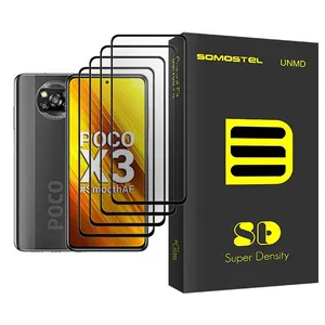 Somastel SD Glass MIX004 Screen Protector For Xiaomi Poco X3 Pack Of 4