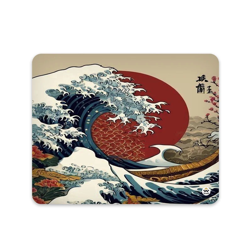 ماوس پد شادیت مدل نقاشی موج کد64 سایز 24*19 سانتی متر