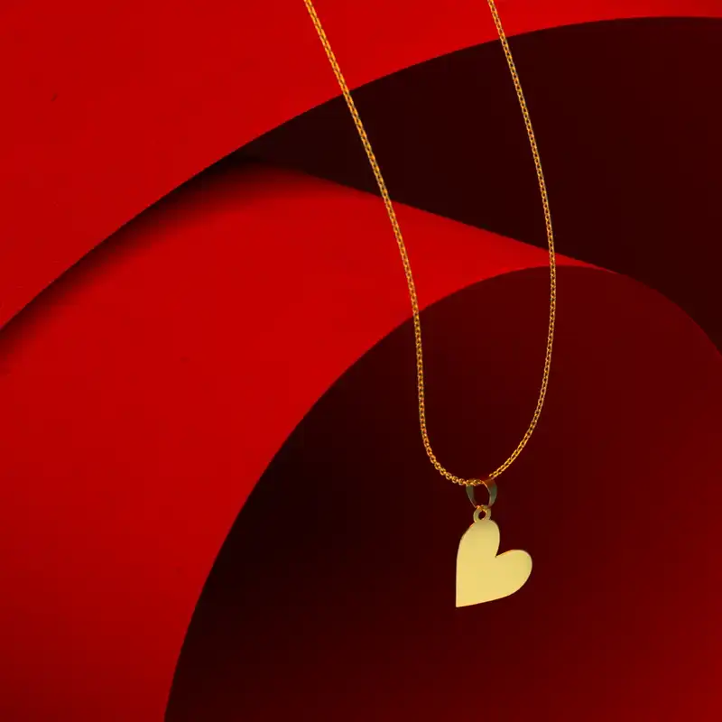 گردنبند طلا 18 عیار زنانه مدوپد کد CA10784