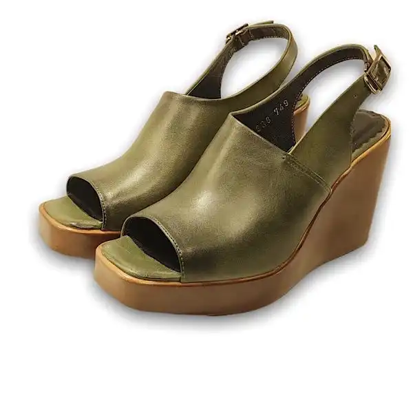 صندل زنانه مدل چرم طبیعی کد 633.1