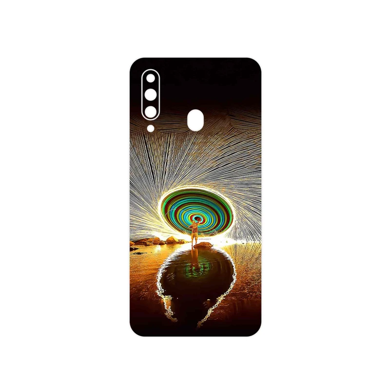برچسب پوششی ماهوت مدل Night Light Fountain مناسب برای گوشی موبایل سامسونگ Galaxy A60