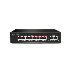 سوییچ شبکه POE الکاتو مدل ELKATO EL-1SB0820BP-120W