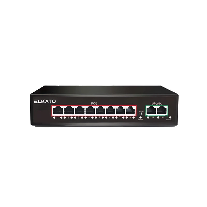 سوییچ شبکه POE الکاتو مدل ELKATO EL-1SB0820BP-120W