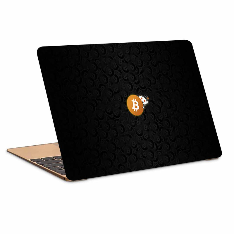 استیکر لپ تاپ طرح bitcoinکد p-1109مناسب برای لپ تاپ 15.6 اینچ