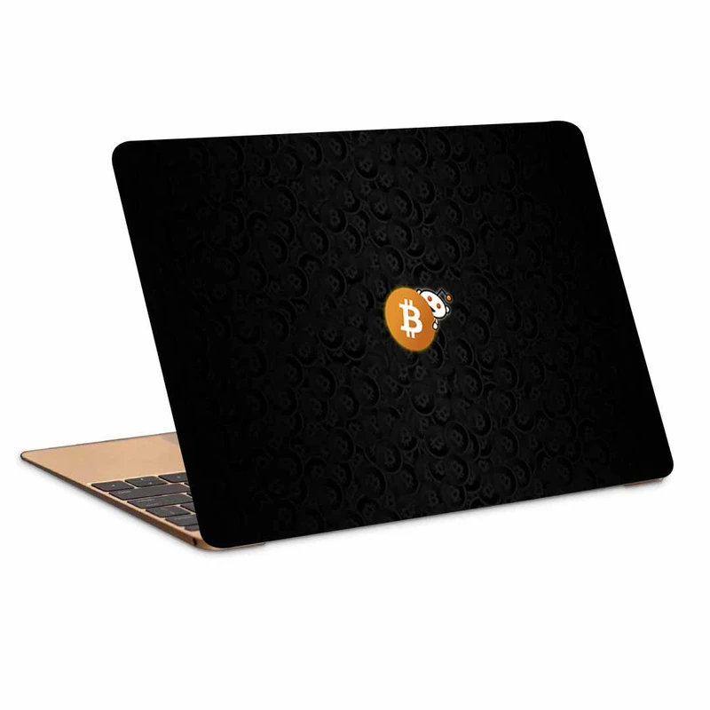 استیکر لپ تاپ طرح bitcoinکد p-1109مناسب برای لپ تاپ 15.6 اینچ