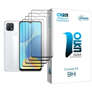 Cooling Olka Glass MIX004 Screen Protector For Oppo A15s Pack Of 4