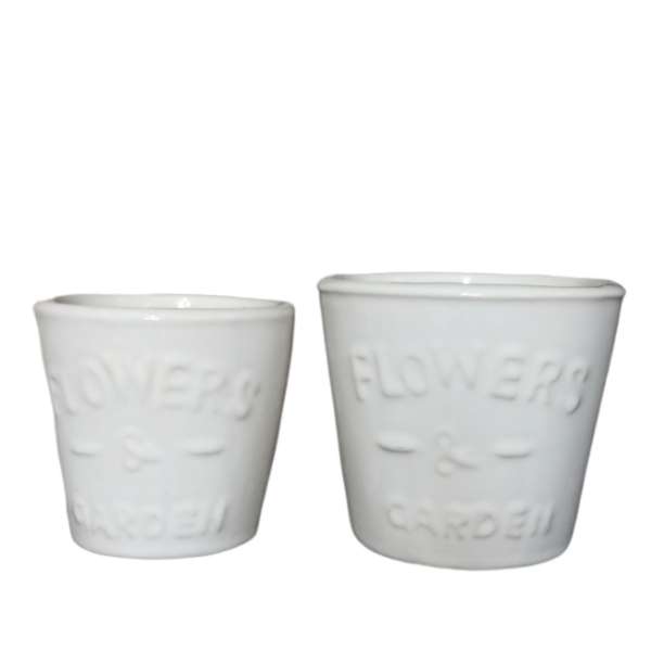 گلدان مدل garden 01 بسته دو عددی گلدان مدل garden 01 بسته دو عددی