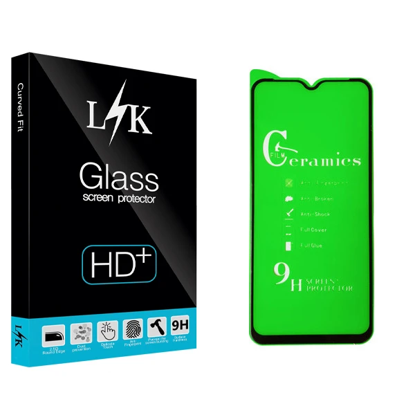 محافظ صفحه نمایش سرامیکی ال کی مدل Hard glass مناسب برای گوشی موبایل سامسونگ Galaxy A20s