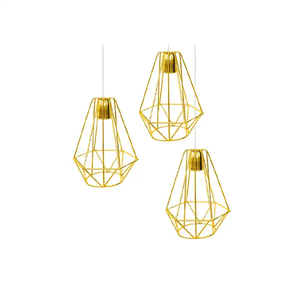 چراغ آویز سه شعله مدل الماس کد yh47/3