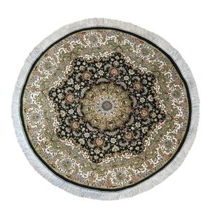 فرش دستبافت یک متری طرح ترنجی کد YM.1222
