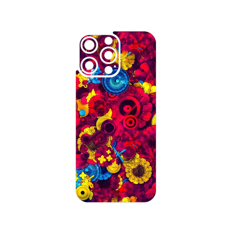 برچسب پوششی ماهوت مدل Vector Flower Garden Digital Art مناسب برای گوشی موبایل اپل iPhone 16 Pro Max