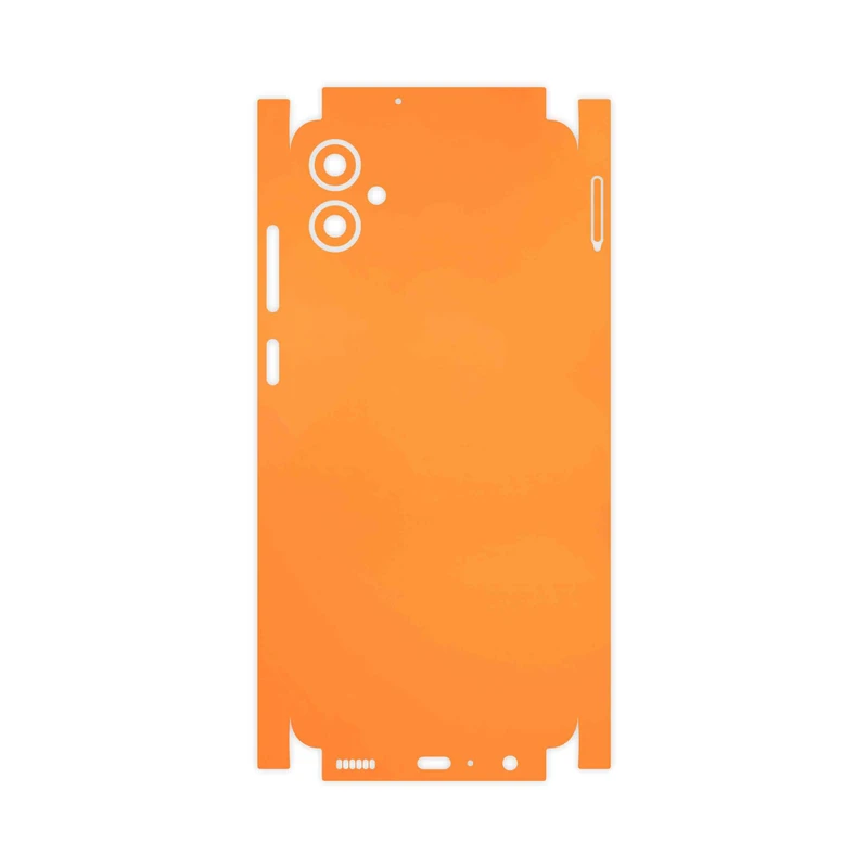برچسب پوششی ماهوت مدل Matte-Orange-FullSkin مناسب برای گوشی موبایل سامسونگ Galaxy A05