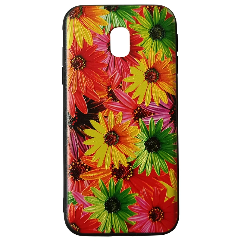 کاور مدل فانتزی کد 23-0 طرح گل مناسب برای گوشی موبایل سامسونگ Galaxy J3 Pro 2017/J330/J3 2017