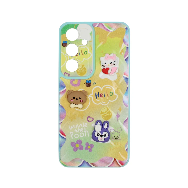 کاور مدل cute sticker مناسب برای گوشی موبایل سامسونگ Galaxy S24 FE