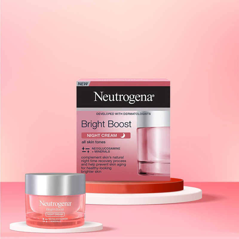 کرم ضد چروک شب نوتروژینا مدل Bright Boost حجم 50 میلی لیتر کرم ضد چروک شب نوتروژینا مدل Bright Boost حجم 50 میلی لیتر