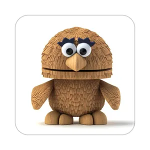 زیر لیوانی کاکتی طرح حیوانات کارتونی مدل mp28860