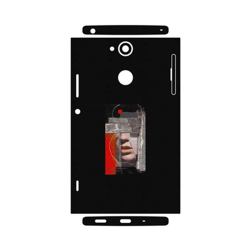 برچسب پوششی ماهوت مدل Collage of Mouth-FullSkin مناسب برای گوشی موبایل سونی Xperia XA2