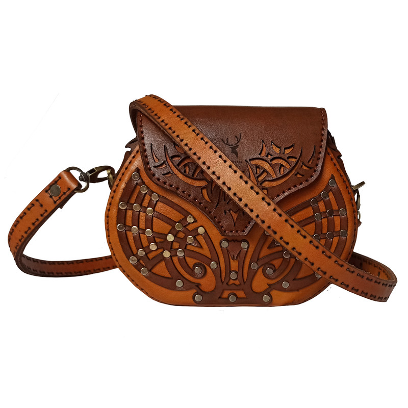 کیف زنانه مدل چرم گاوی دو لایه کد KG-02