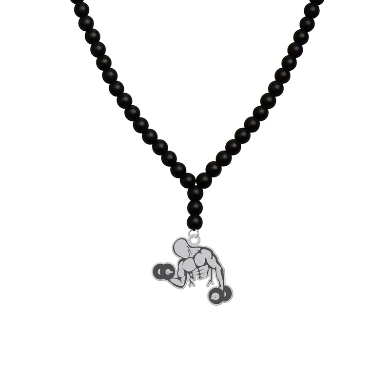 گردنبند هایکا مدل ورزشی بدنسازی کد bg.jh 11