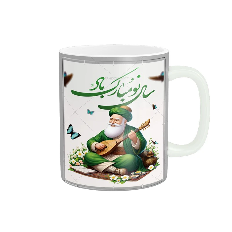 ماگ پادآفرین مدل عید نوروز کد 5467