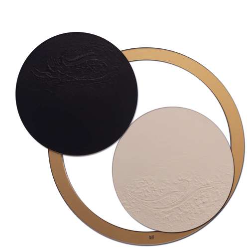 تابلو نقاشی خط ساقی مدل برجسته روی بوم