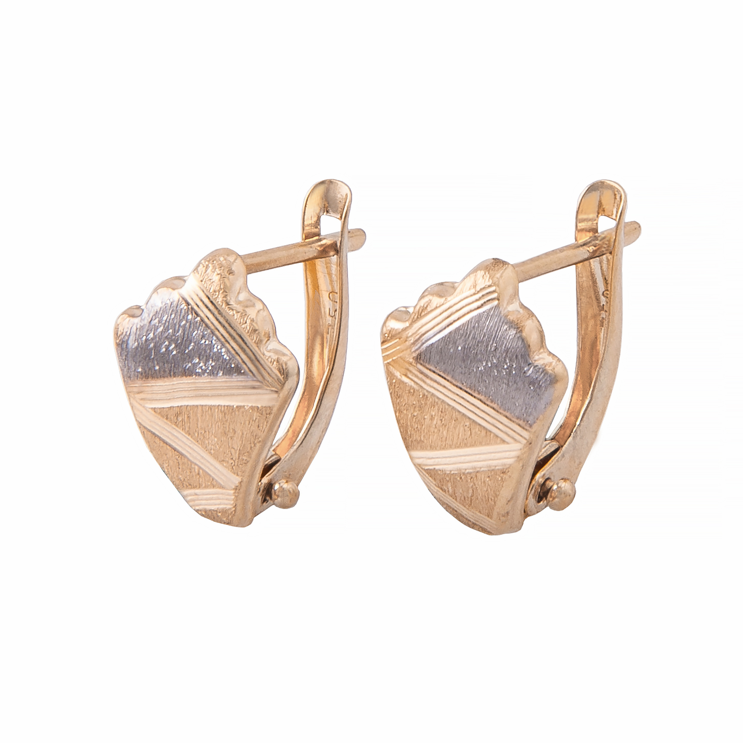 گوشواره طلا 18 عیار زنانه کد G727