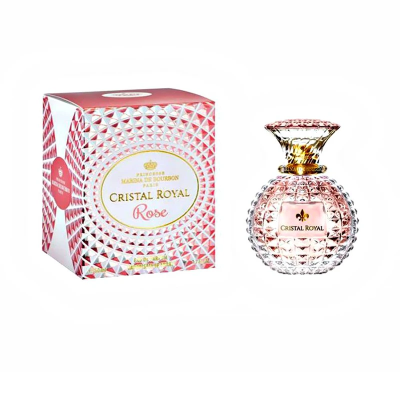 ادوپرفیوم زنانه پرنسس مارینا دو بوربون مدل Cristal Royal Rose با رایحه گرم حجم 100 میلی‌لیتر