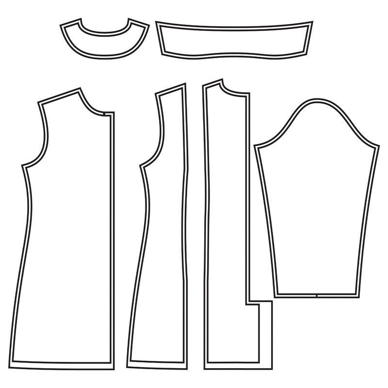 الگو روپوش زنانه متد متریک مدل 116.40 سایز 40