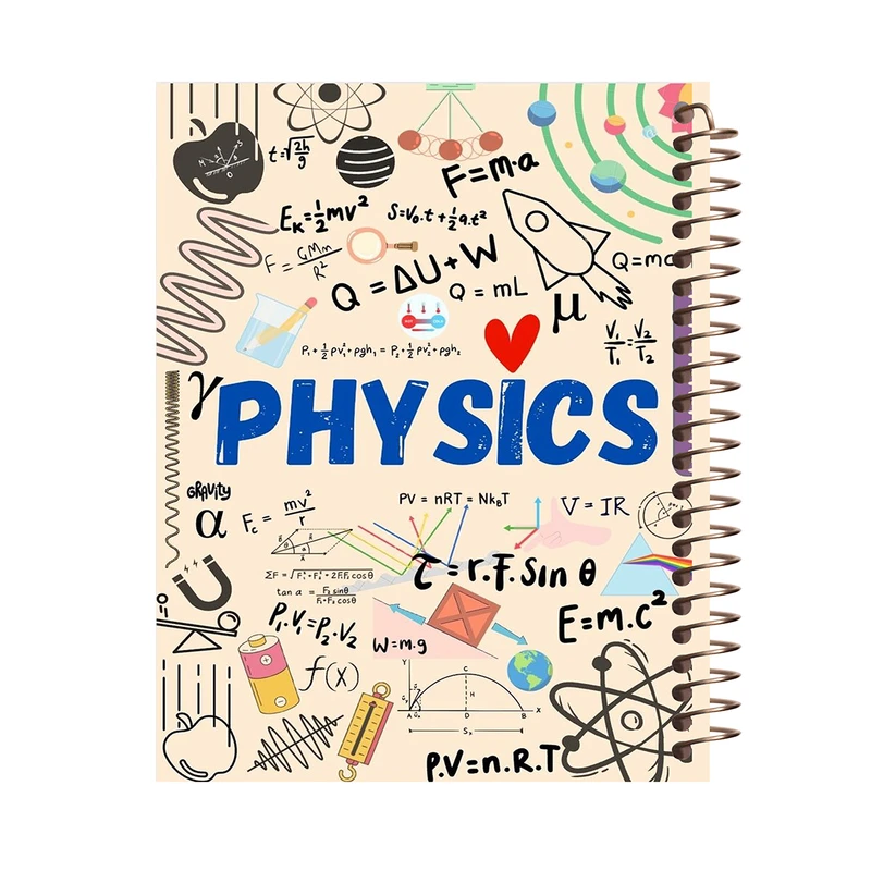 دفتر مشق 100 برگ طرح فیزیک کد H458