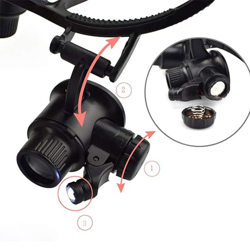 ذره بین کامار مدل لوپ عینکی کد 9892G