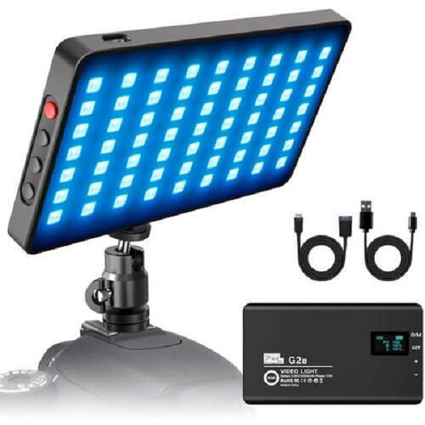 نور ثابت ال ای دی پیکسل مدل RGB Video Light G2s 1