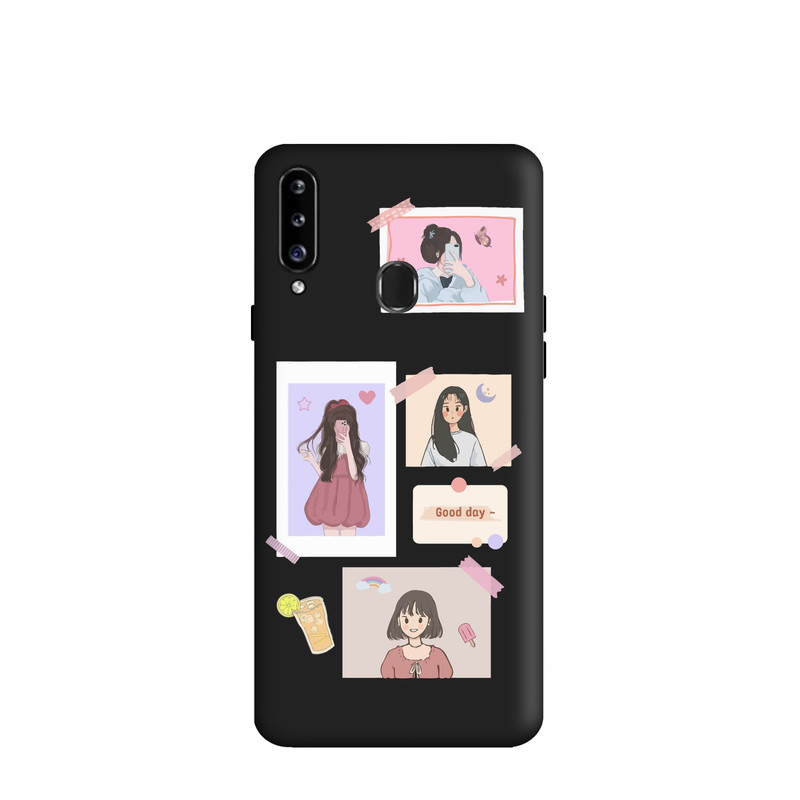 کاور طرح عکس دخترانه کد FF298مناسب برای گوشی موبایل سامسونگ Galaxy A20s
