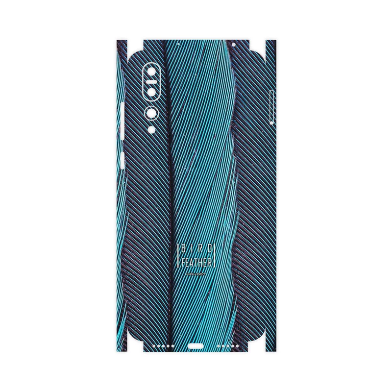 برچسب پوششی ماهوت مدل Turquoise feathers-FullSkin مناسب برای گوشی موبایل هوآوی P20 Pro