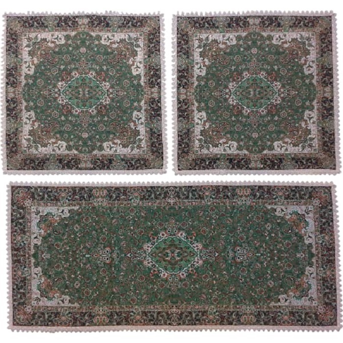 ست سه تکه رومیزی ترمه کد TRSETE7