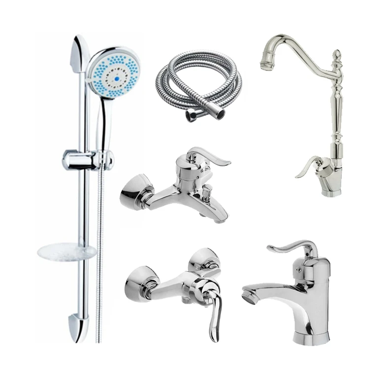 ست شیرآلات  ایران گروه مدل قاجاری مجموعه 6 عددی