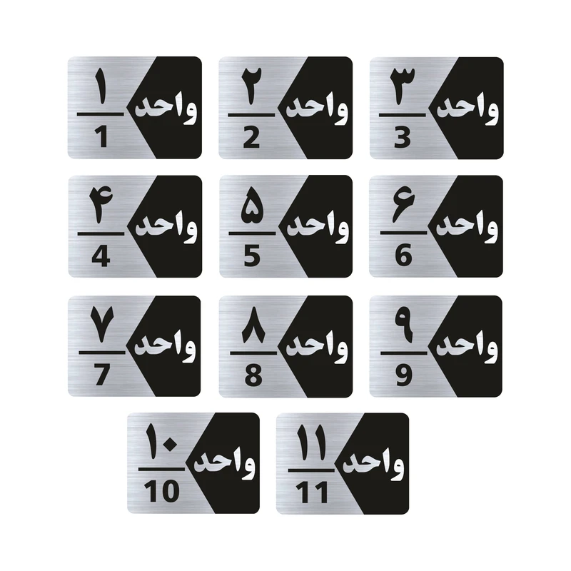 تابلو راهنما طرح واحد مدل GNS311 مجموعه 11 عددی
