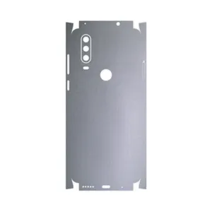 MAHOOT Matte-Silver-FullSkin Cover Sticker for Motorola One Action