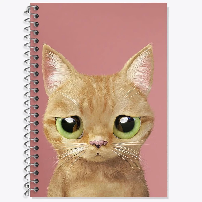 دفتر لغت 50 برگ خندالو مدل گربه کد 28324