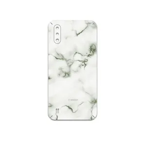 MAHOOT  Blanco-Smoke-Marble Cover Sticker for Samsung Galaxy M01