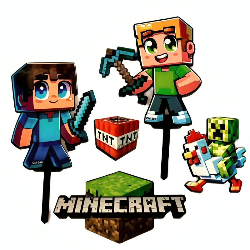 تاپر مدل ماینکرافت مجموعه 5 عددی