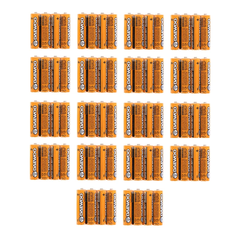 باتری قلمی دوو مدل Super Heavy Duty بسته 60 عددی