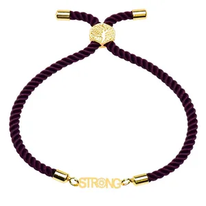 دستبند طلا 18 عیار زنانه الن نار مدل strong 100379