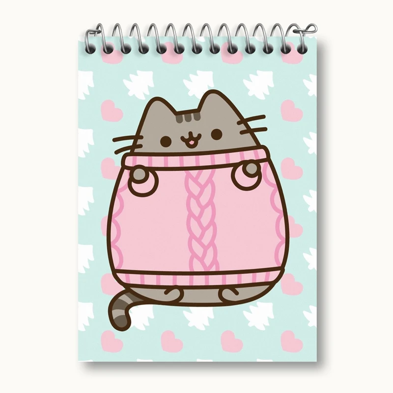 دفتر یادداشت 50 برگ خندالو مدل پوشین گربه بامزه کد 26597