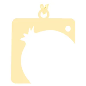 آویز گردنبند طلا 18 عیار زنانه الن نار مدل N3176