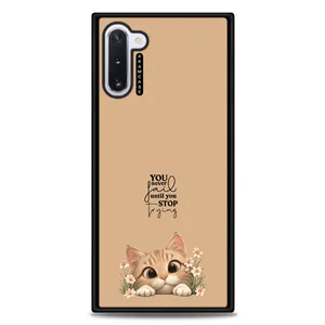 AKAM AMC-WSGN10-ANIMALS QOUTES-17 Cover For Samsung Galaxy Note 10