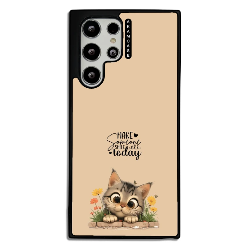 کاور آکام مدل AMC-WSGS22U-ANIMALS QOUTES-18 مناسب برای گوشی موبایل سامسونگ Galaxy S22 Ultra