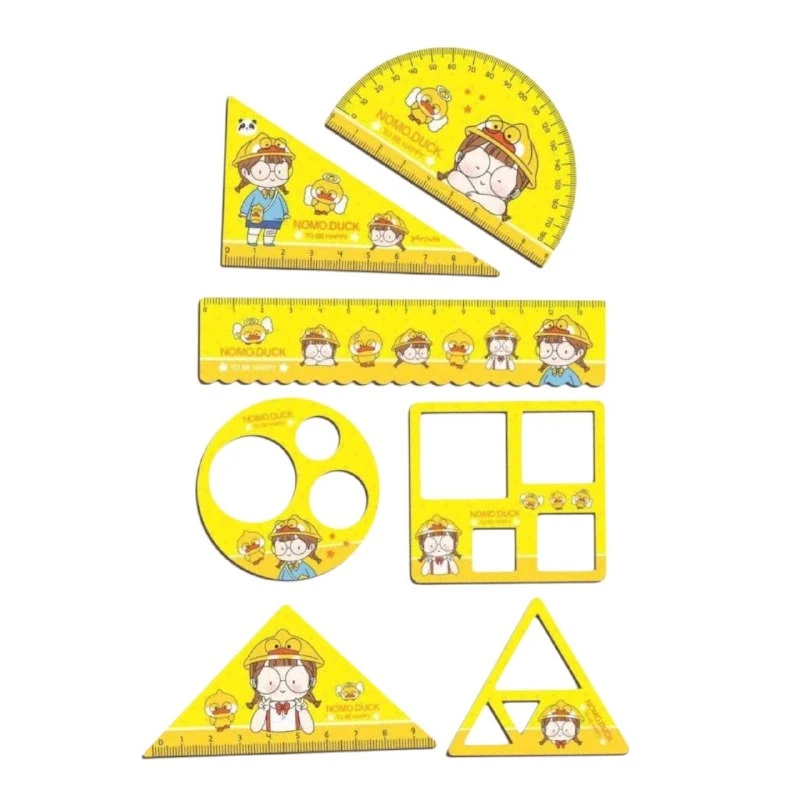 ست 7 تکه خط کش پارسام مدل دختر اردکی  کد mn08