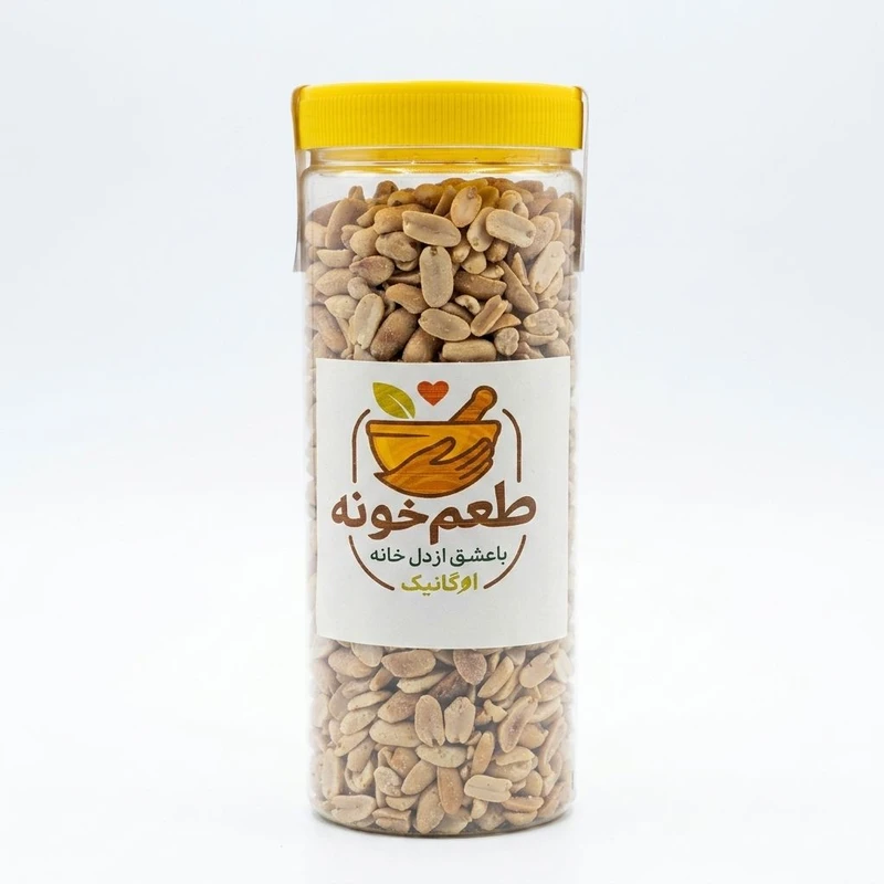 بادام زمینی بدون پوست مخصوص کره گیری طعم خونه - 800 گرم
